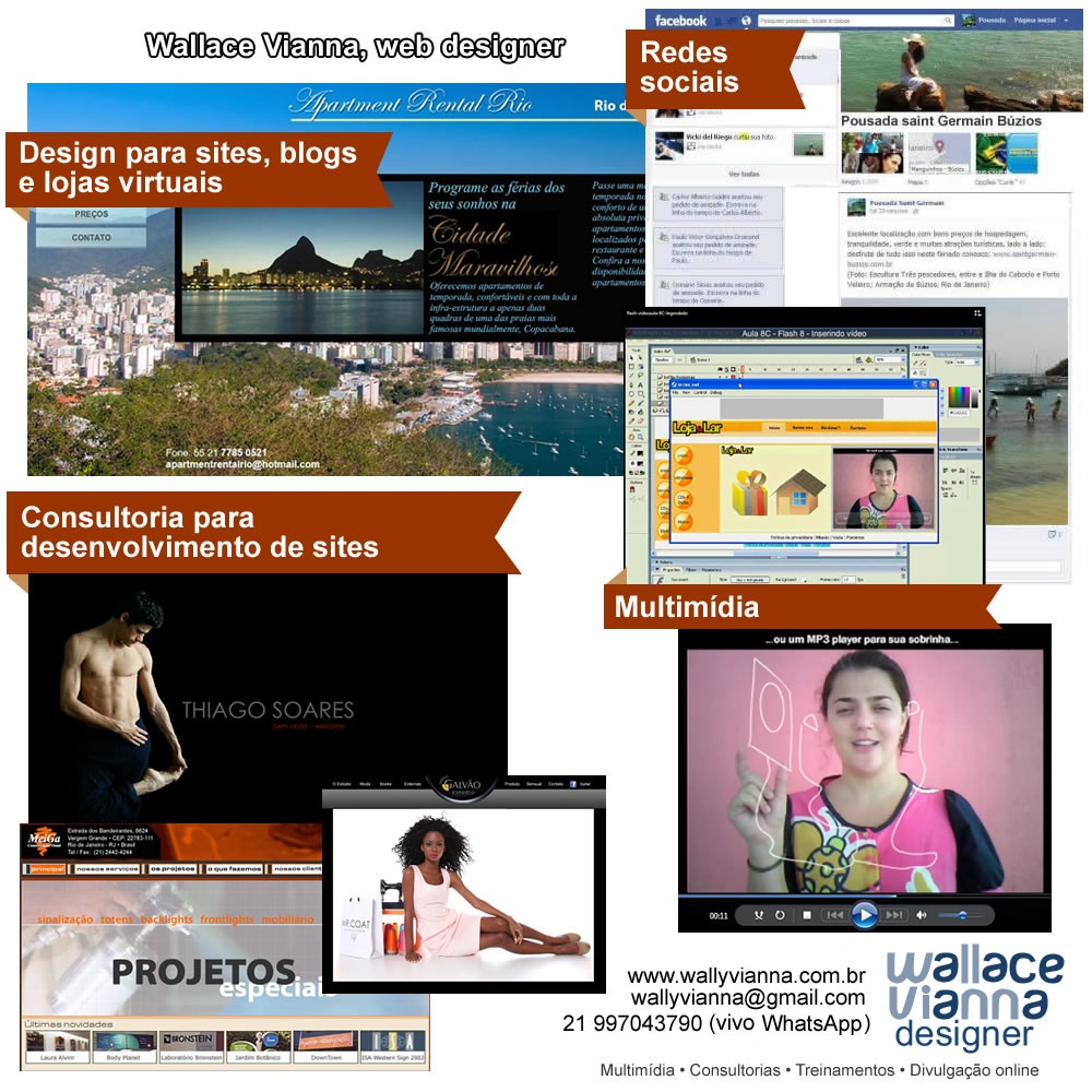 Wallace Vianna web designer autônomo RJ