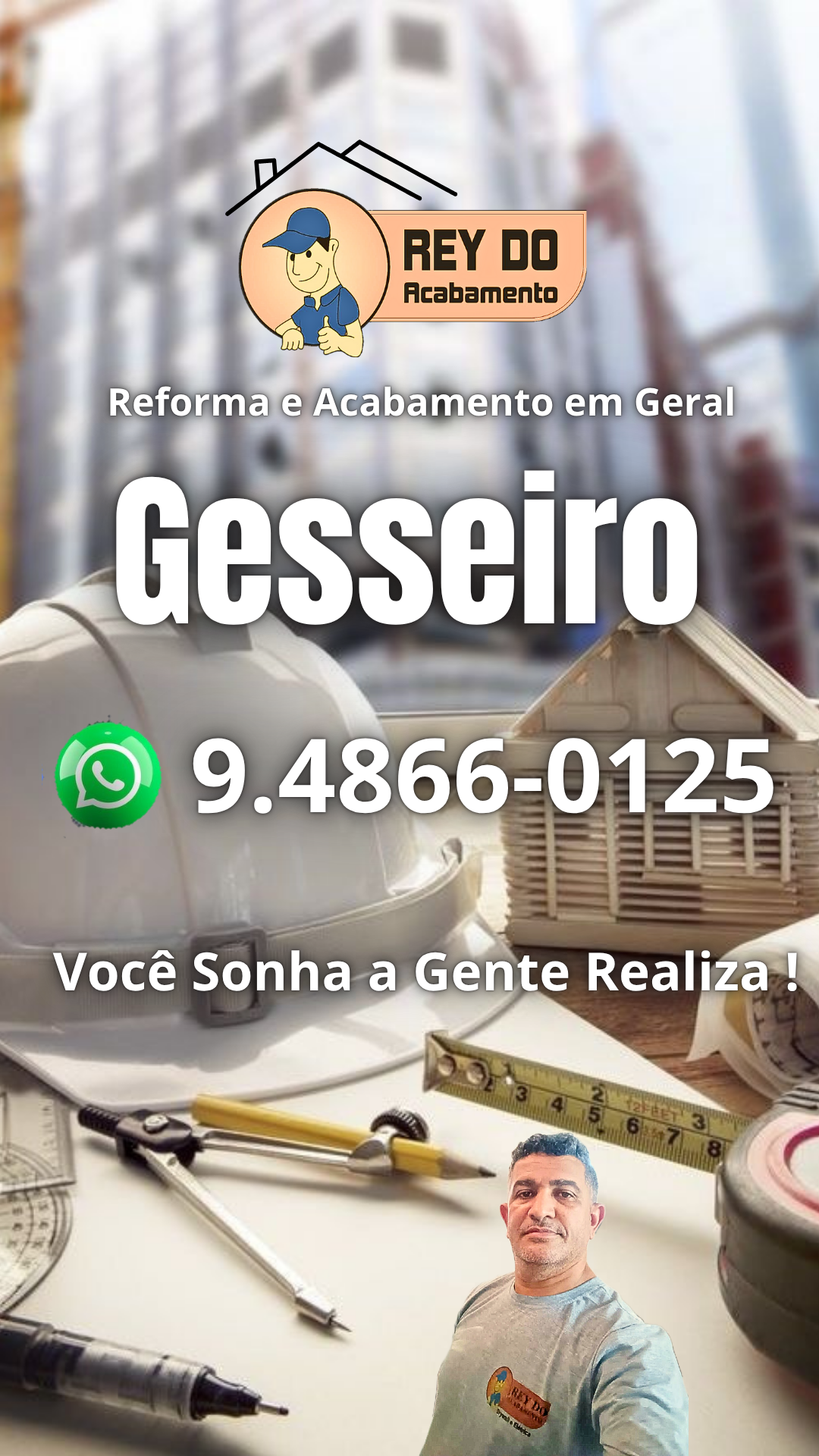 Eletricista, Gesseiro, Reforma Residencial