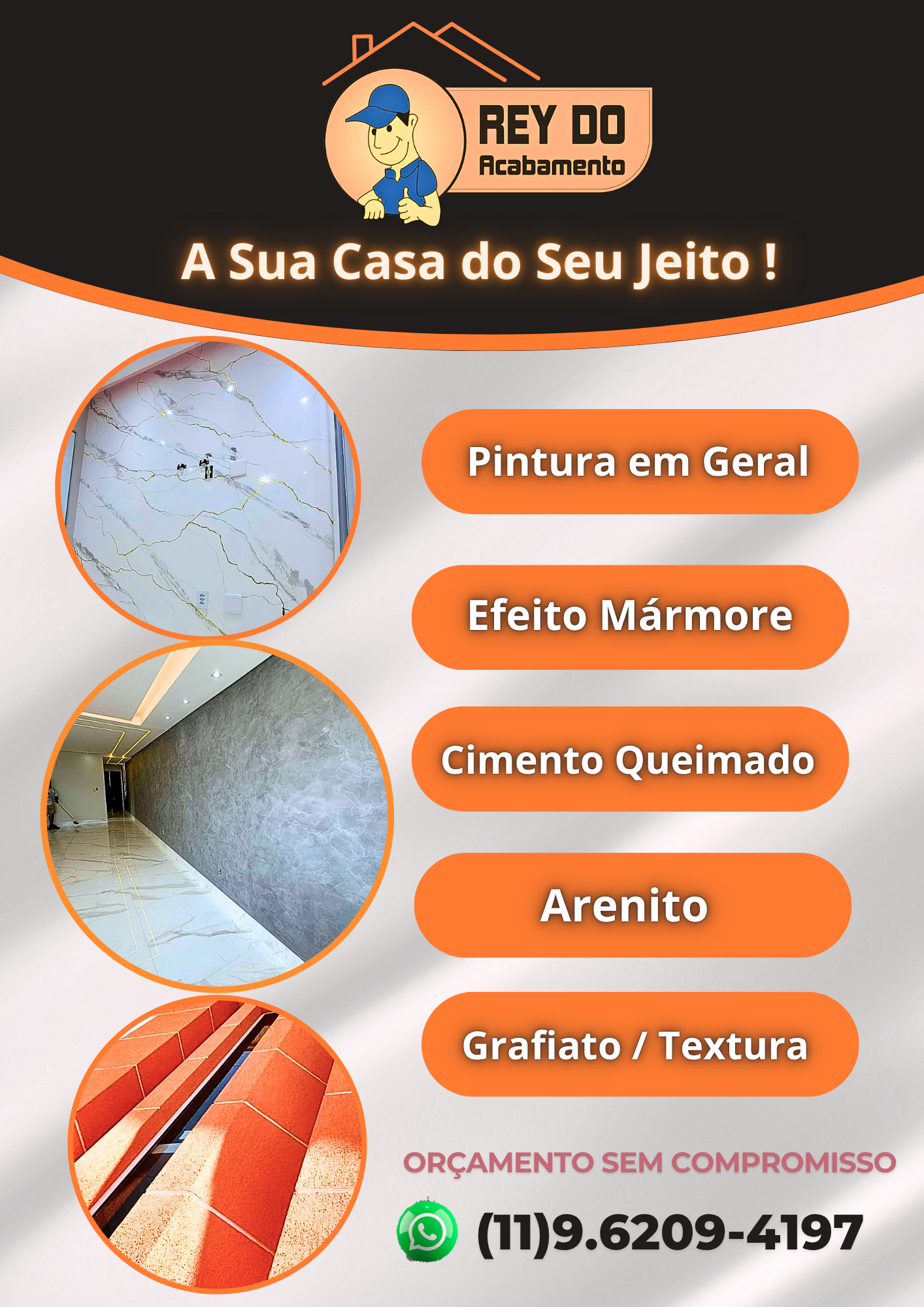 Eletricista, Gesseiro, Reforma Residencial