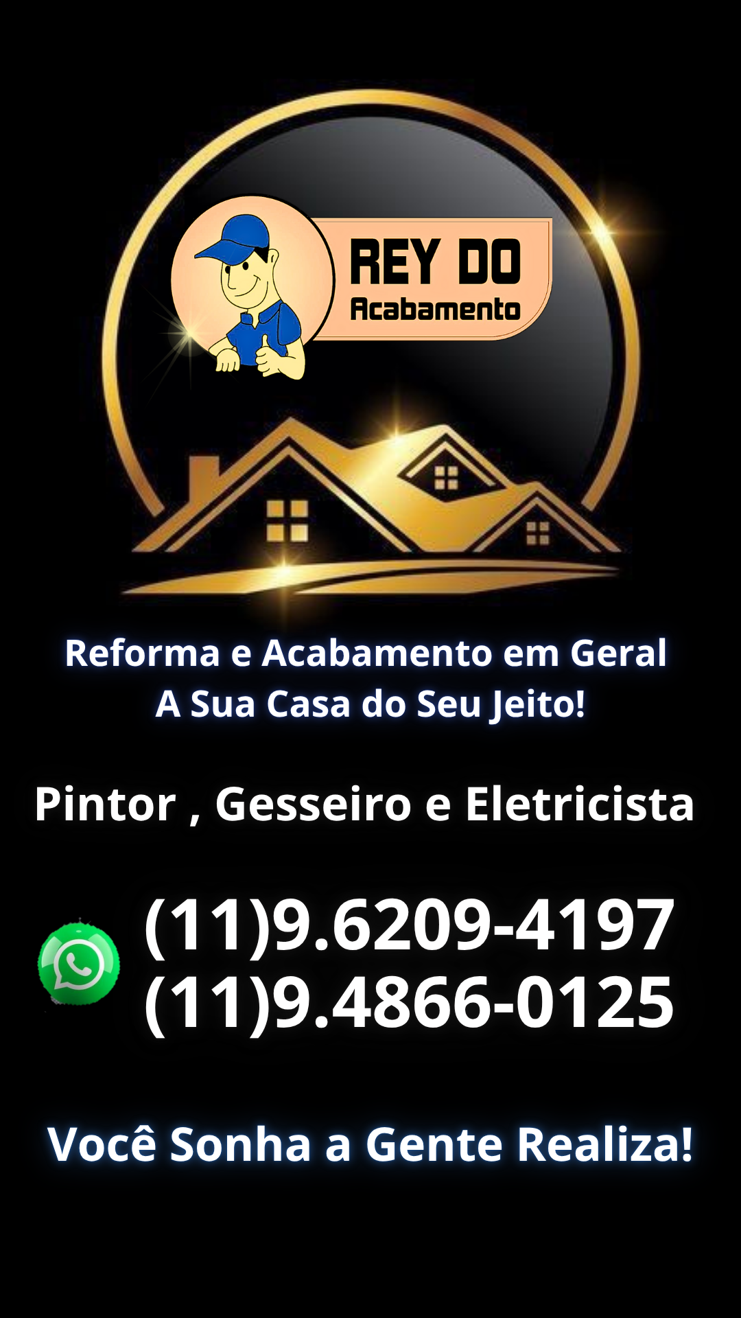 Eletricista, Gesseiro, Reforma Residencial