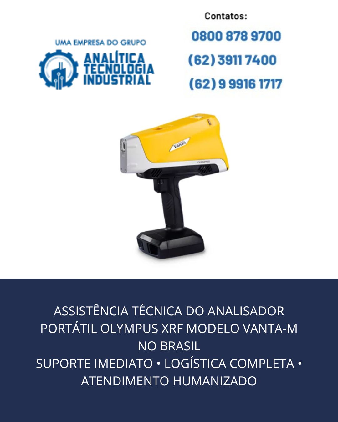 ASSISTÊNCIA TÉCNICA NACIONAL ANALISADORES XRF