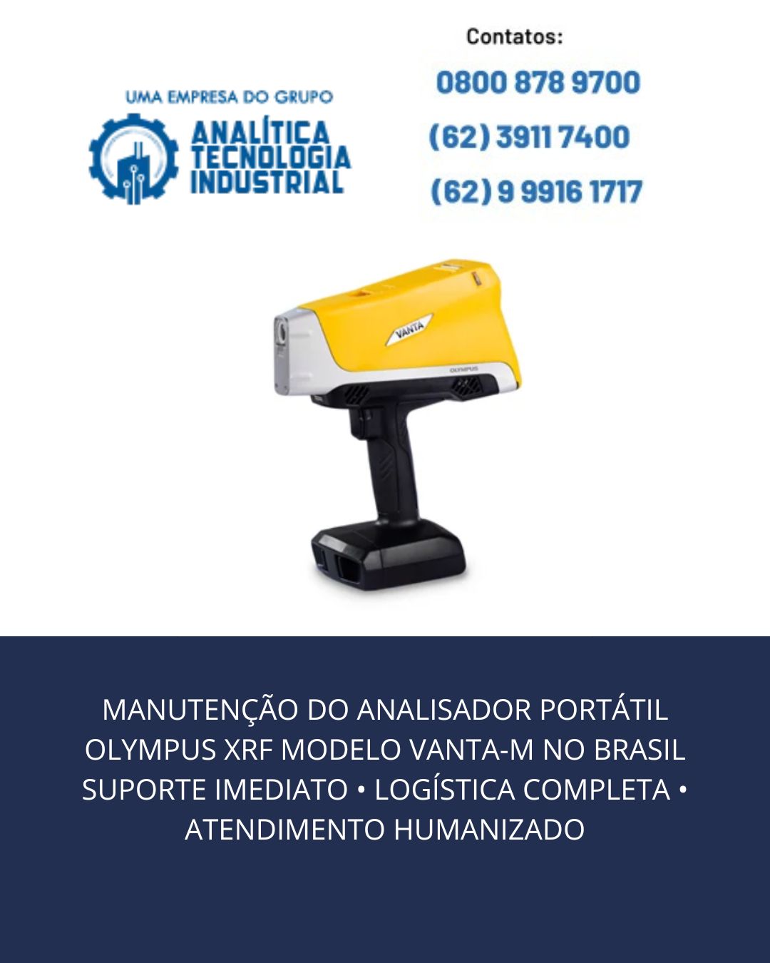 ASSISTÊNCIA TÉCNICA NACIONAL ANALISADORES XRF