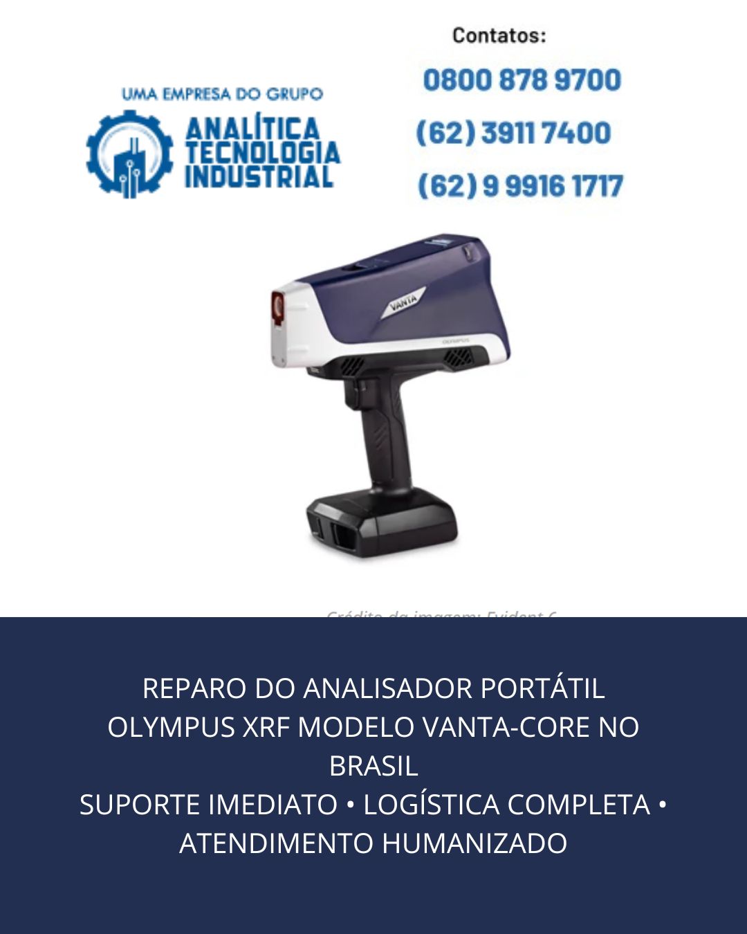 ASSISTÊNCIA TÉCNICA NACIONAL ANALISADORES XRF