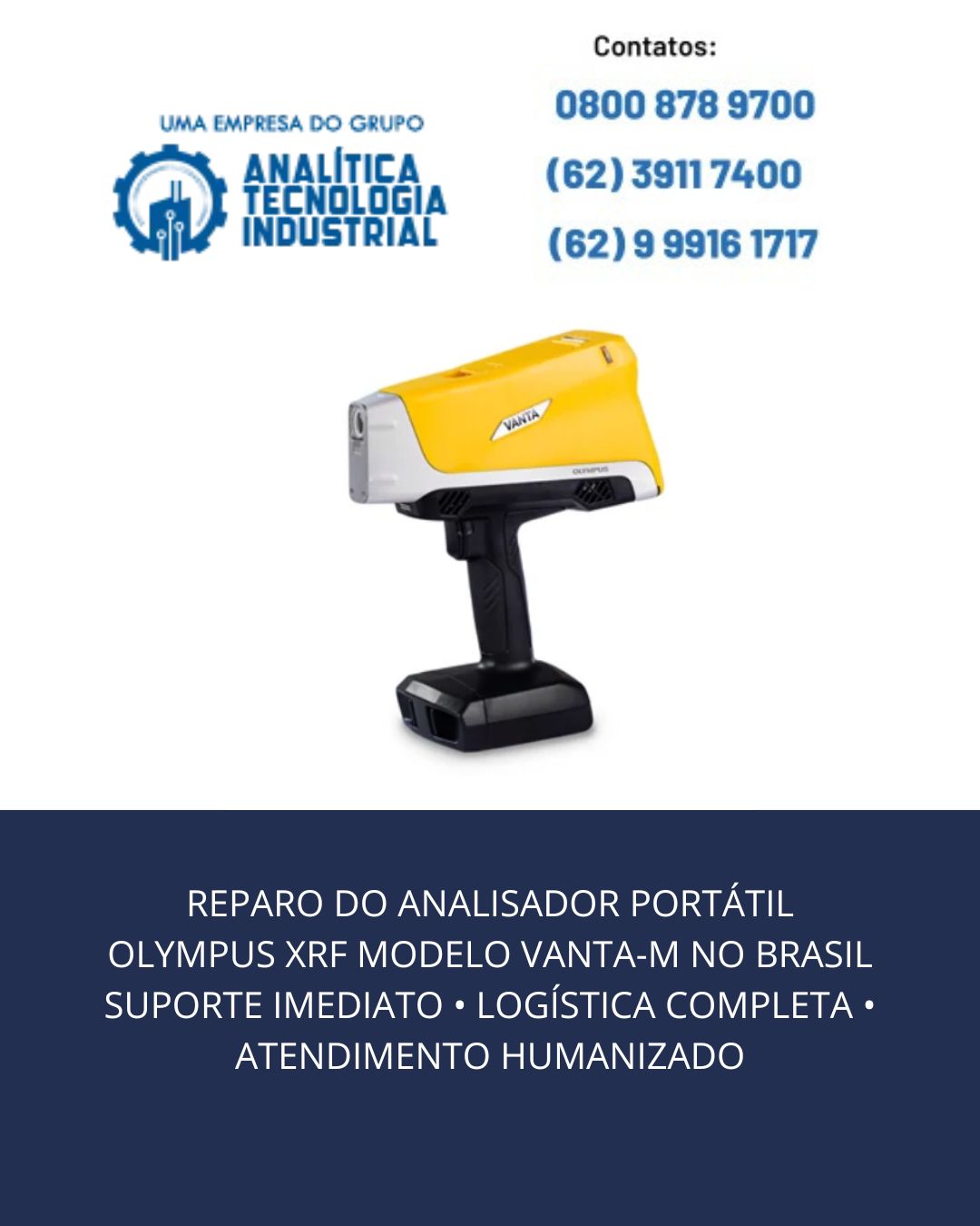 ASSISTÊNCIA TÉCNICA NACIONAL ANALISADORES XRF